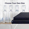 FOLVUTY FirmLux 3 Inch Twin Extra Firm Mattress Topper