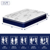 FOLVUTY CoolNest 14 Inch Full Hybrid Mattress - image 2