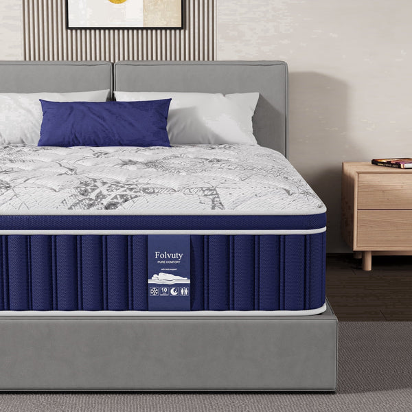 FOLVUTY CoolNest 14 Inch King Hybrid Mattress - image 1