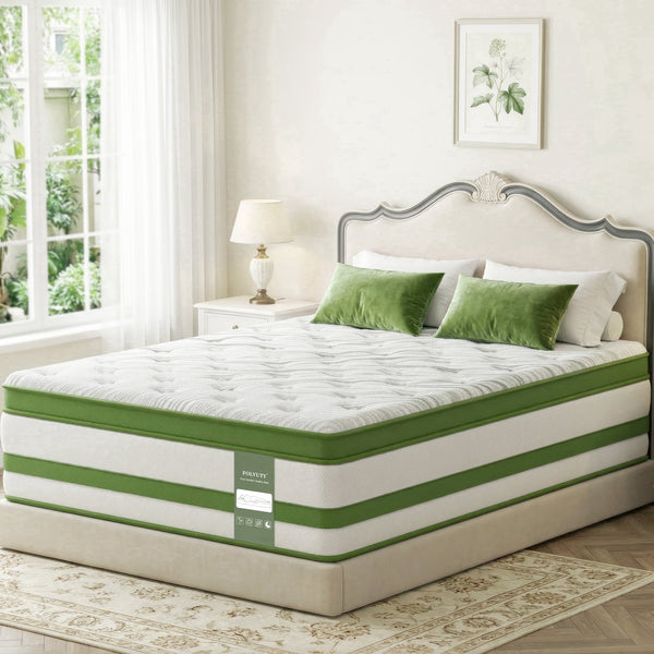 FOLVUTY EcoNest 12 Inch Queen Hybrid Mattress - image 1