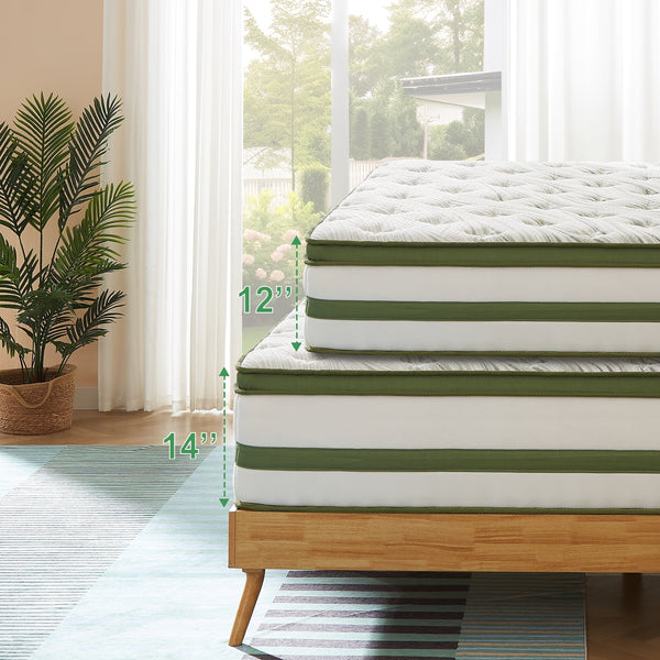 FOLVUTY EcoNest 14 Inch Full Hybrid Mattress - image 6
