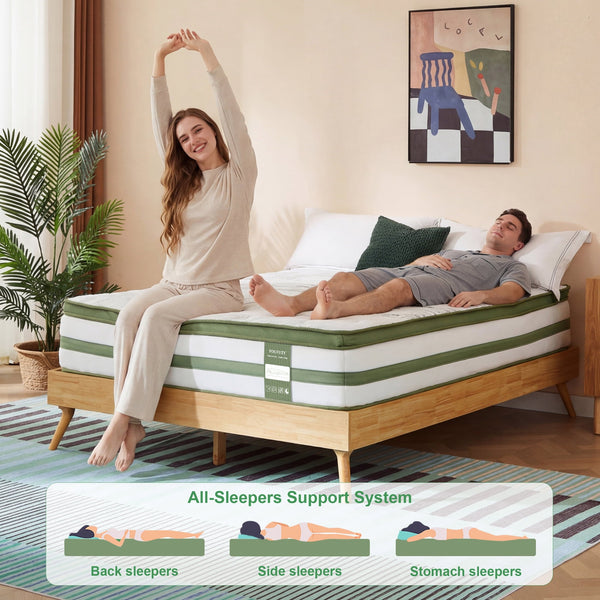 FOLVUTY EcoNest 14 Inch Queen Hybrid Mattress - image 5