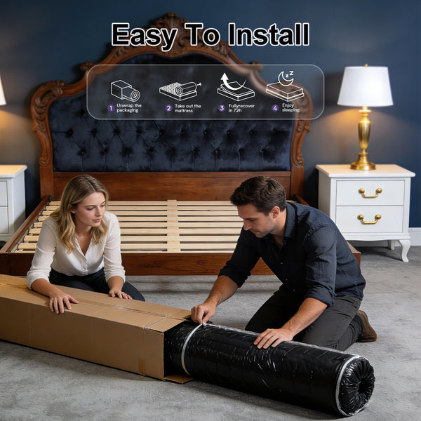 FOLVUTY PrimeNest 14 Inch California King Hybrid Mattress - image 3